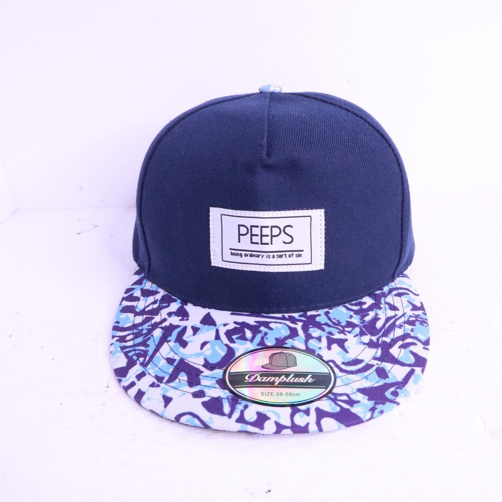 PEEPS Snapback Hat "Being Ordinary Is A Sort Of Sin" Damplush 56-59 cm Cap